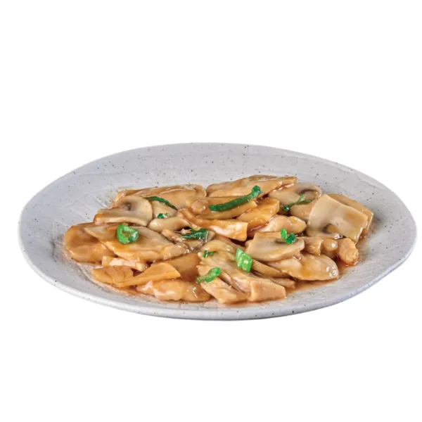 Pollo con Bambú y Setas