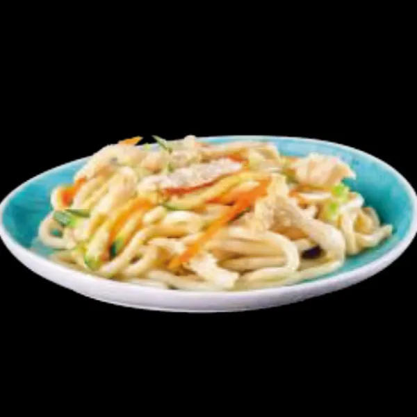 Fideos udon marisco
