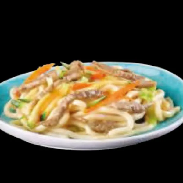 Fideos udon pollo