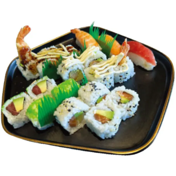 Nigiri y Uramaki(4+4+4+4+1+1+1)